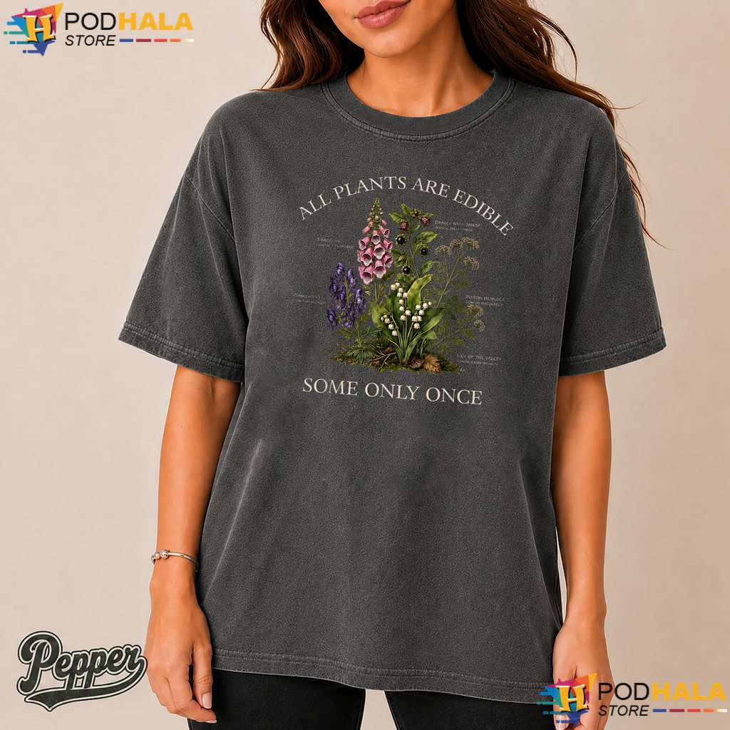 Edible Plants Botany Humor Comfort Colors Tshirt Funny Gardening Apparel Edible Plants Botany Humor Comfort Colors Tshirt Funny Gardening Apparel