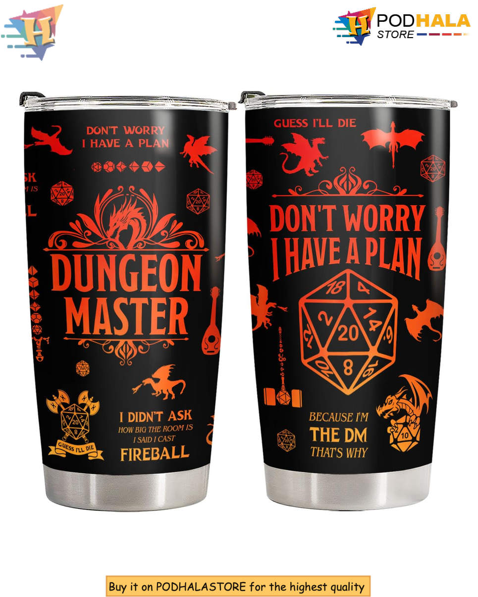 Epic Dice Dungeon Master Tumbler 2026 Father's Day Birthday Gift From Daughter