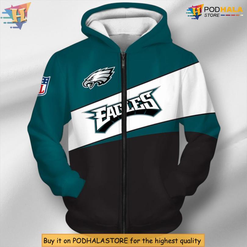 Essential Fanwear Style Womens Philadelphia Eagles Hoodie Custom 3D Gear