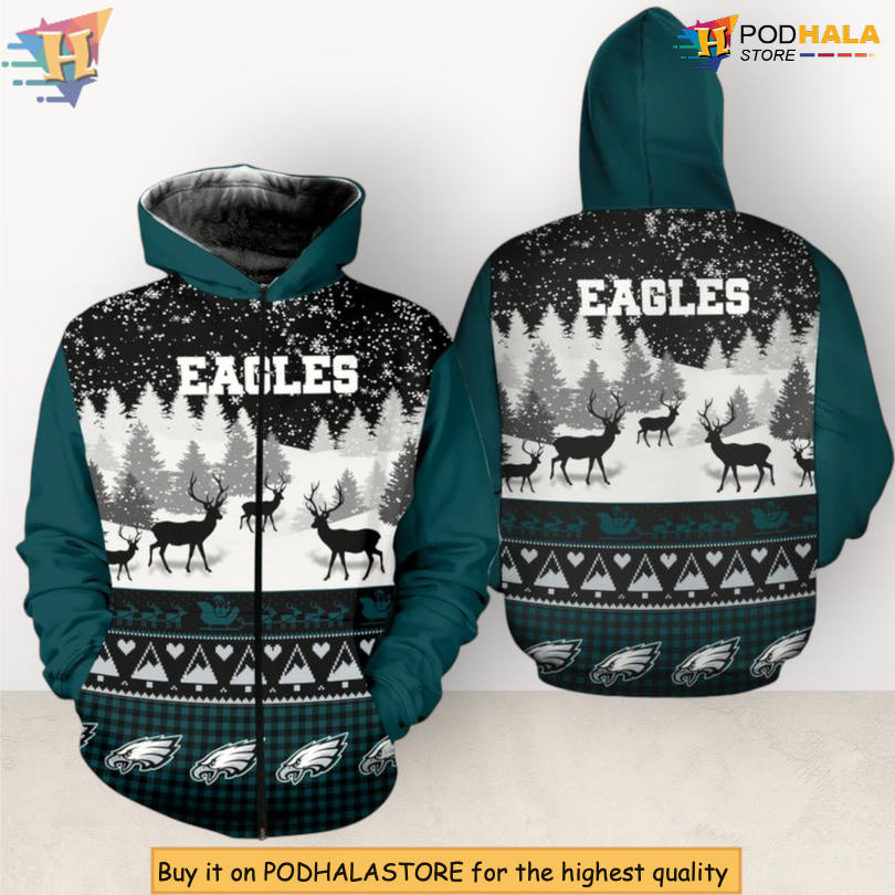 Exclusive Gift Edition Philadelphia Eagles Hoodies For Men Custom 3D
