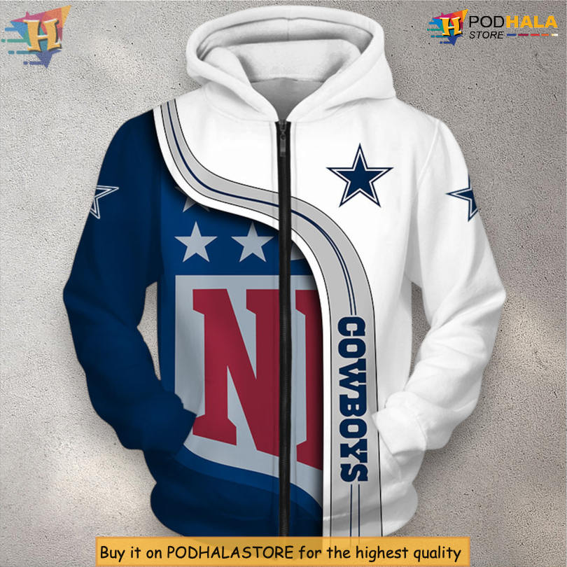 Exclusive Graphic Print Dallas Cowboys Graphic Hoodie NFL Edition
