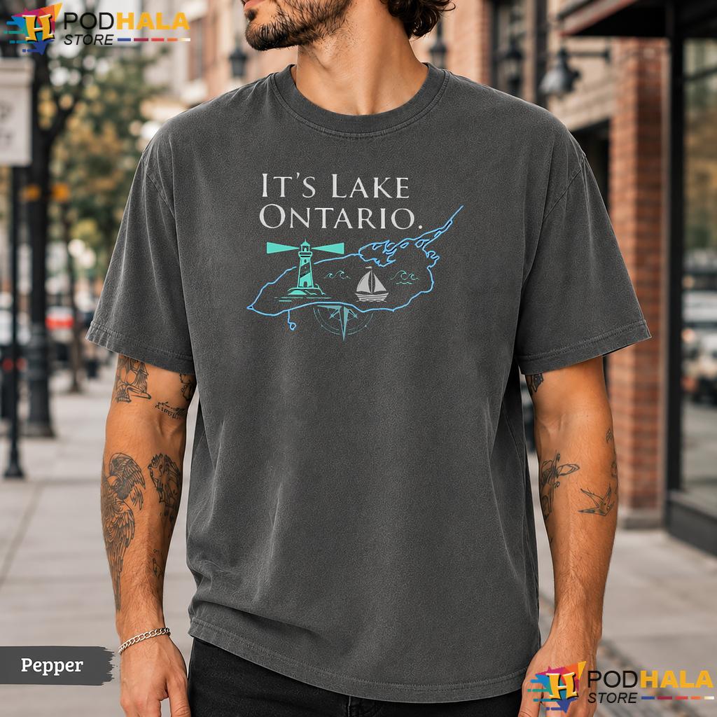 Fan Lighthouse Lake Ontario Comfort Colors T-Shirt Nautical Graphic Tee