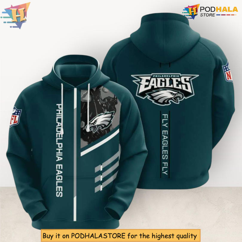 Fashion Series Philadelphia Eagles Womens Hoodie Custom 3D Apparel Fashion Series Philadelphia Eagles Womens Hoodie Custom 3D Apparel