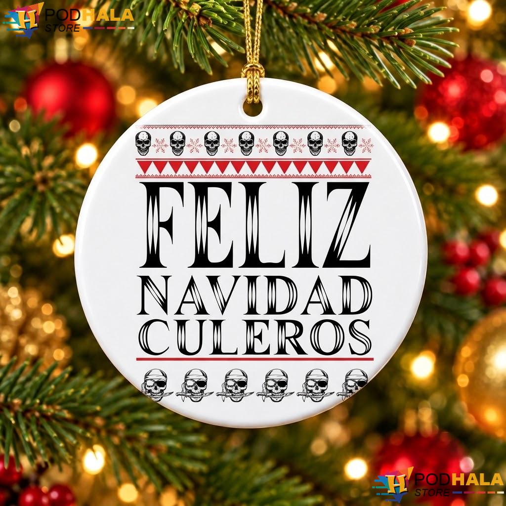 Feliz Navidad Culeros Christmas Ornament Funny Mexican Holiday Decor Gift