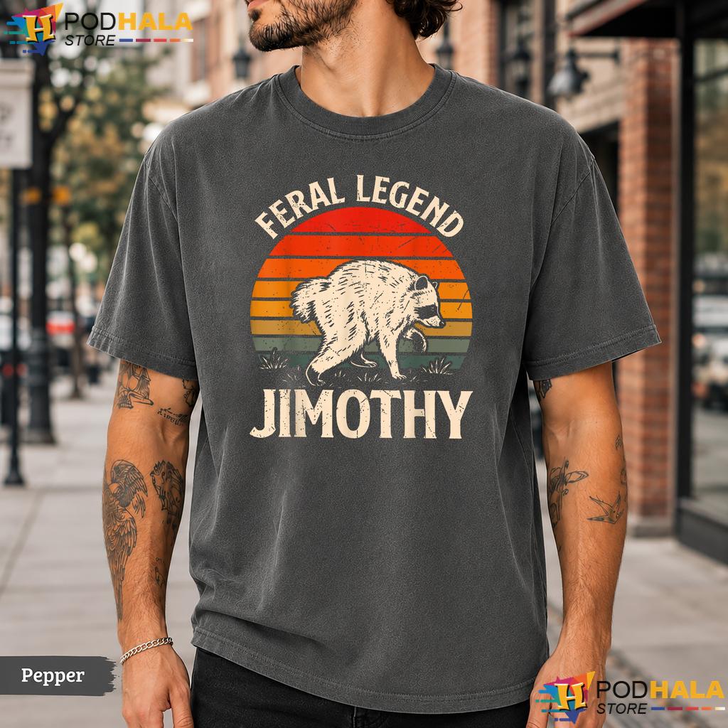 Feral Jimothy Meme Comfort Colors T-Shirt Funny Panda Wildlife Apparel