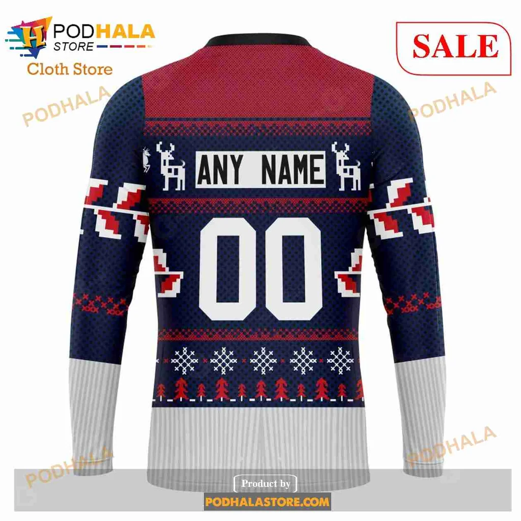 Festive Columbus Blue Jackets 3d Hoodie, Holiday Design For Nhl Fans - Product View 5 Festive Columbus Blue Jackets 3d Hoodie, Holiday Design For Nhl Fans - Product View 5