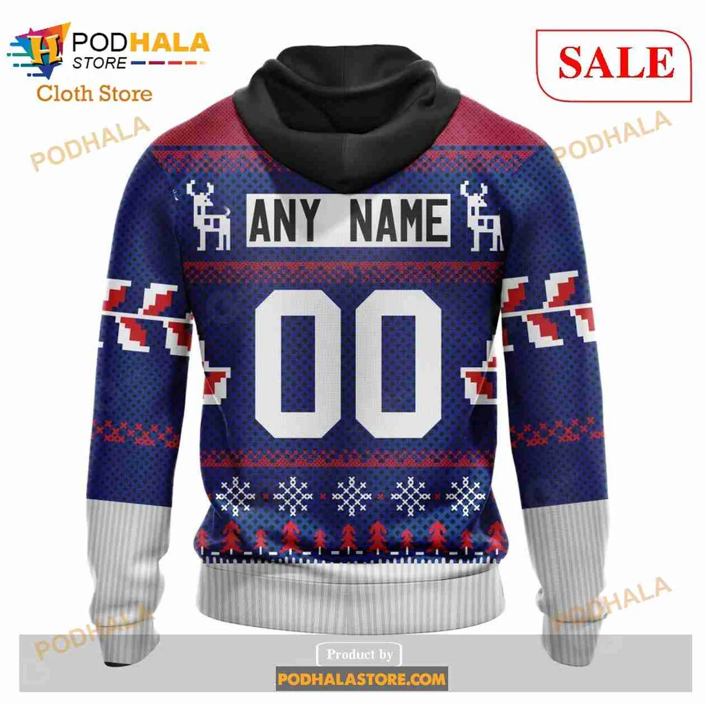 Festive Detroit Red Wings AOP Hoodie With Holiday Design Festive Detroit Red Wings AOP Hoodie With Holiday Design