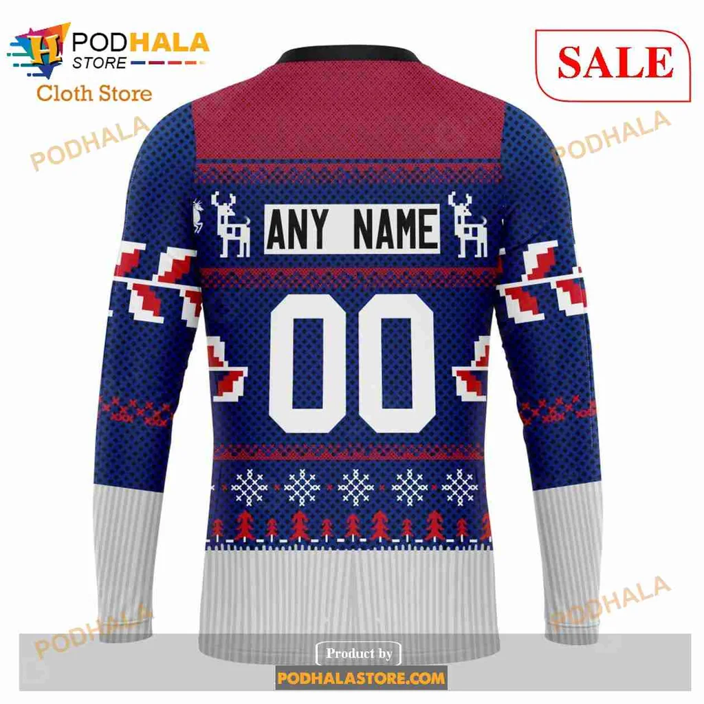 Festive Detroit Red Wings 3d Hoodie With Holiday Design - Product View 5 Festive Detroit Red Wings 3d Hoodie With Holiday Design - Product View 5