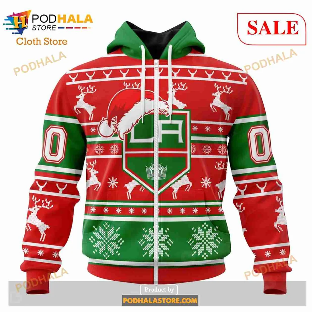 Festive Los Angeles Kings All Over Print Hoodie With Christmas Santa Hat Design Festive Los Angeles Kings All Over Print Hoodie With Christmas Santa Hat Design