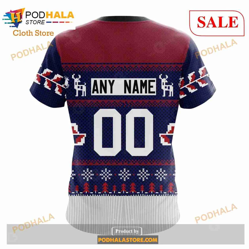 Festive Montreal Canadiens 3d Hoodie With Holiday Design Elements - Product View 7 Festive Montreal Canadiens 3d Hoodie With Holiday Design Elements - Product View 7