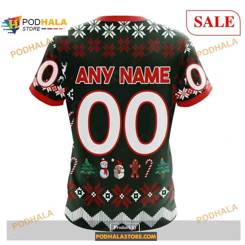 Festive New York Islanders 3D Print Hoodie With Holiday Design Festive New York Islanders 3D Print Hoodie With Holiday Design