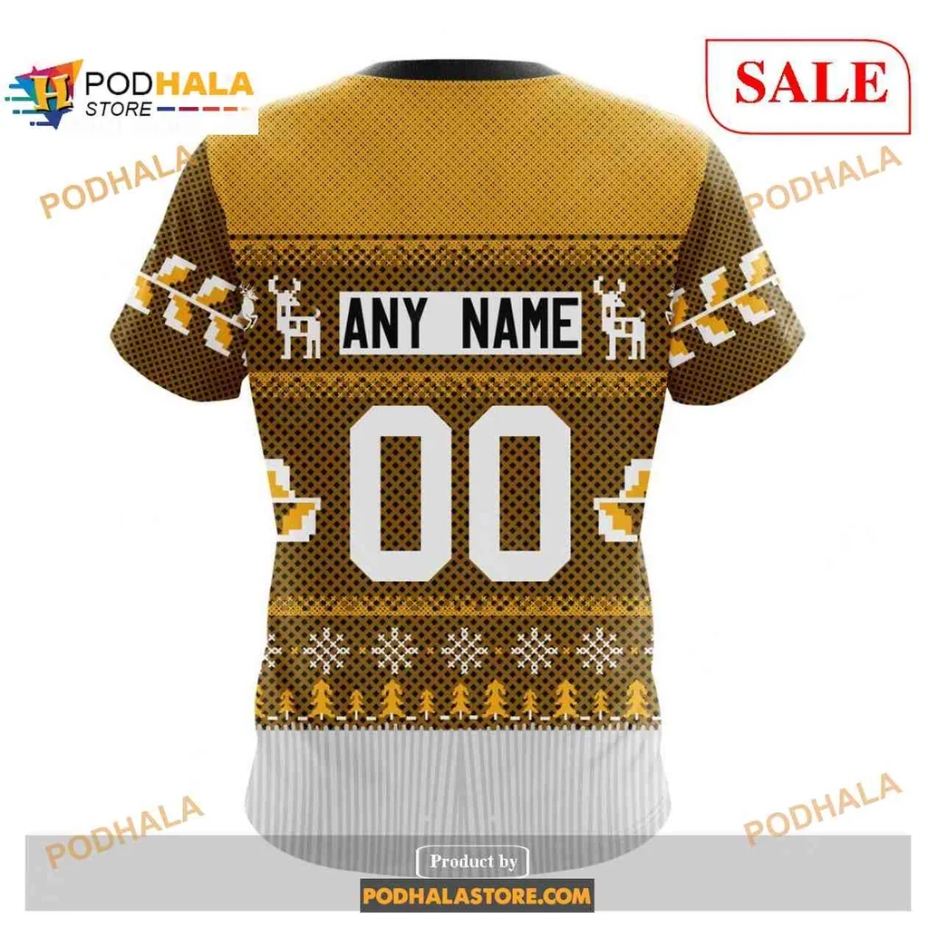 Festive Pittsburgh Penguins 3D Print Hoodie With Holiday Sweater Design Festive Pittsburgh Penguins 3D Print Hoodie With Holiday Sweater Design