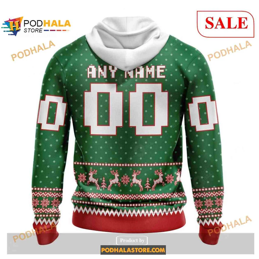 Festive Seattle Kraken All Over Print Hoodie With Holiday Design And Cheerful Colors Festive Seattle Kraken All Over Print Hoodie With Holiday Design And Cheerful Colors