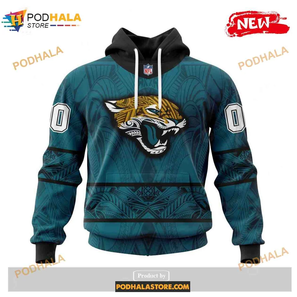 Fierce Jacksonville Jaguars Samoa Culture 3d Hoodie With Bold Jaguar Design