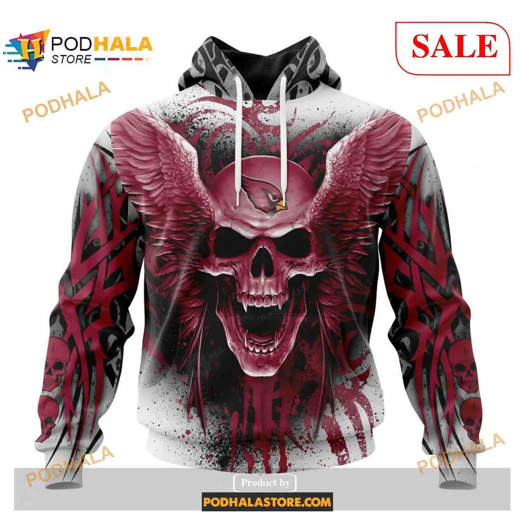 Fierce Skull Wings 3d Hoodie With Intricate Design And Bold Colors
