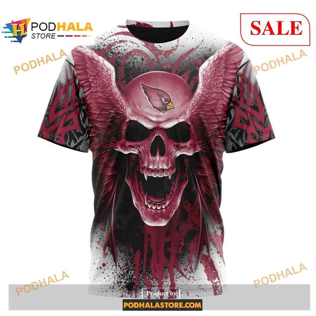 Fierce Skull Wings AOP Hoodie With Intricate Design And Bold Colors Fierce Skull Wings AOP Hoodie With Intricate Design And Bold Colors