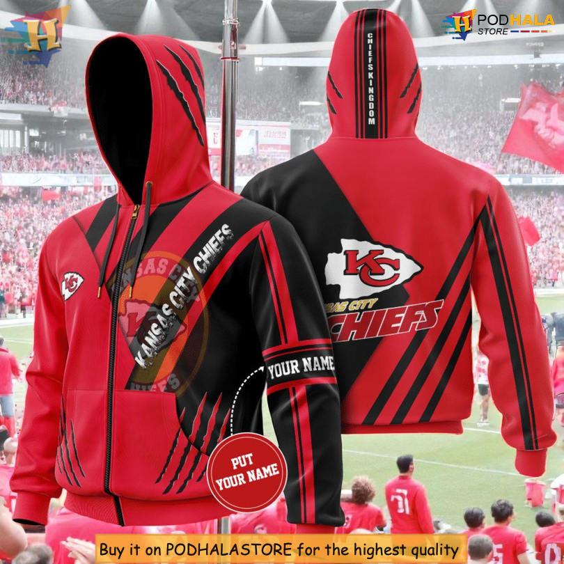 Fierce Spirit Personalize Kansas City Chief Hoodie, Custom Fan Limited Style
