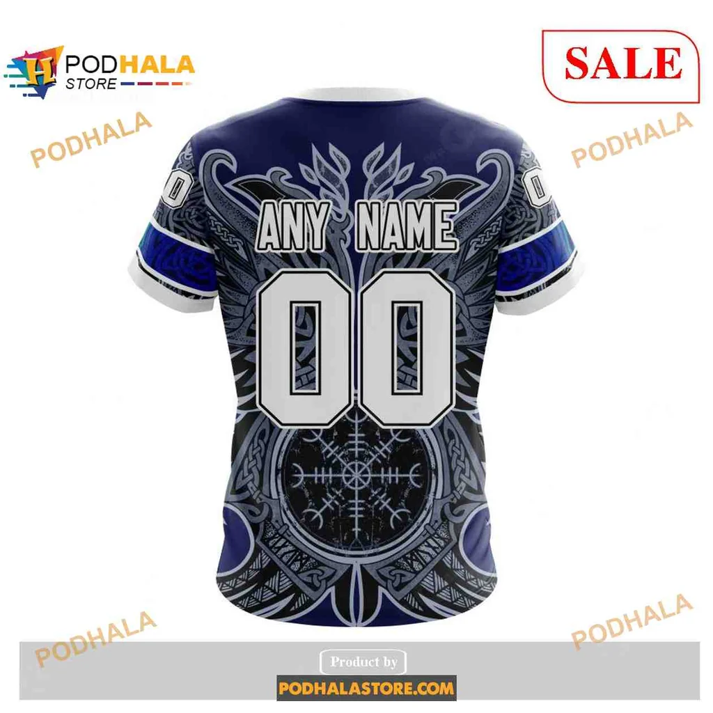 Fierce Toronto Maple Leafs Viking 3d Hoodie With Norse Symbols