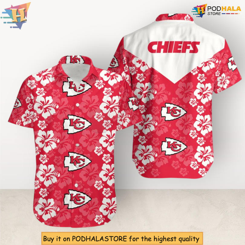 Floral Breeze Custom Kansas City Chiefs Button Down Shirt Summer