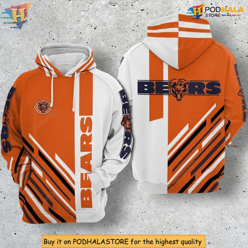 Football Pride Design Chicago Bears Holiday Hoodie for Team Supporters