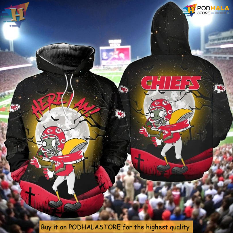 Football Zombie Limited Edition Kansas City Chiefs Hoodie For Men, 3D Style