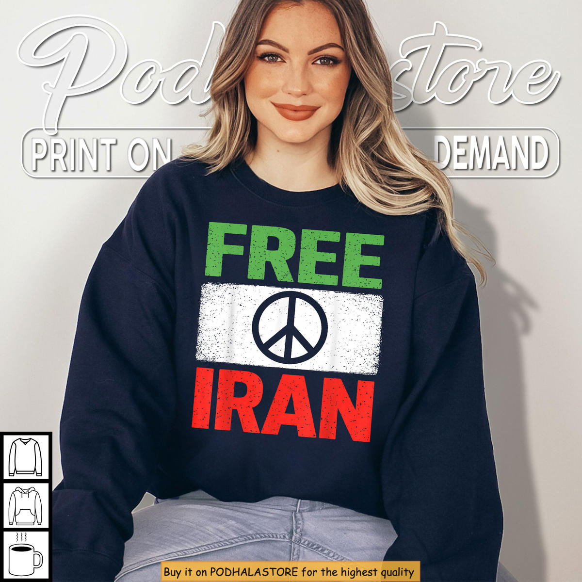 Freedom Lover Peace Graphic Free Iran Peace Shirt For Men Women
