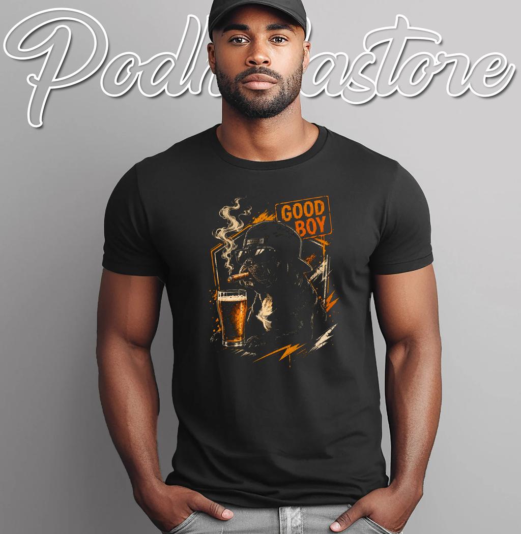 French Bulldog Beer T-Shirt Funny Cigar Dog Meme Graphic Top Pet Lovers
