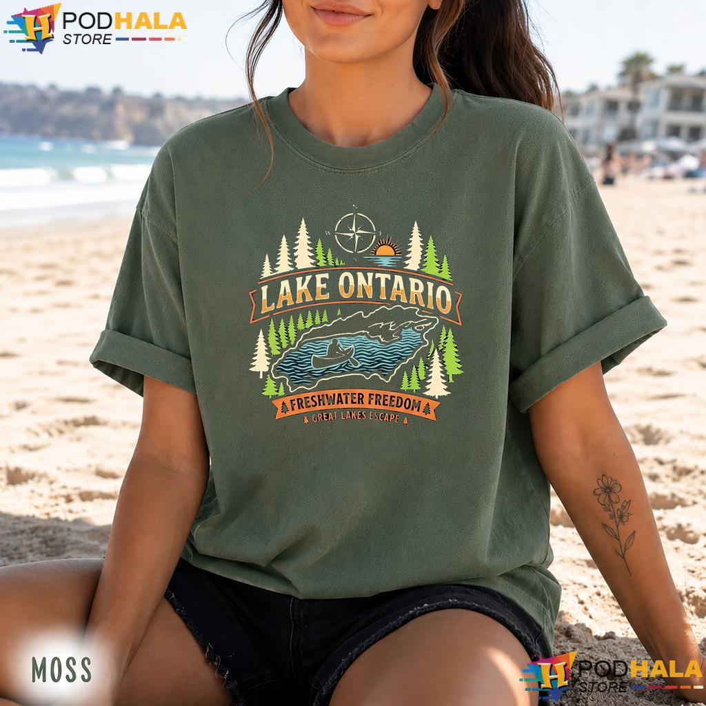 Freshwater Freedom Lake Ontario Comfort Colors Tee Classic Adventure Freshwater Freedom Lake Ontario Comfort Colors Tee Classic Adventure