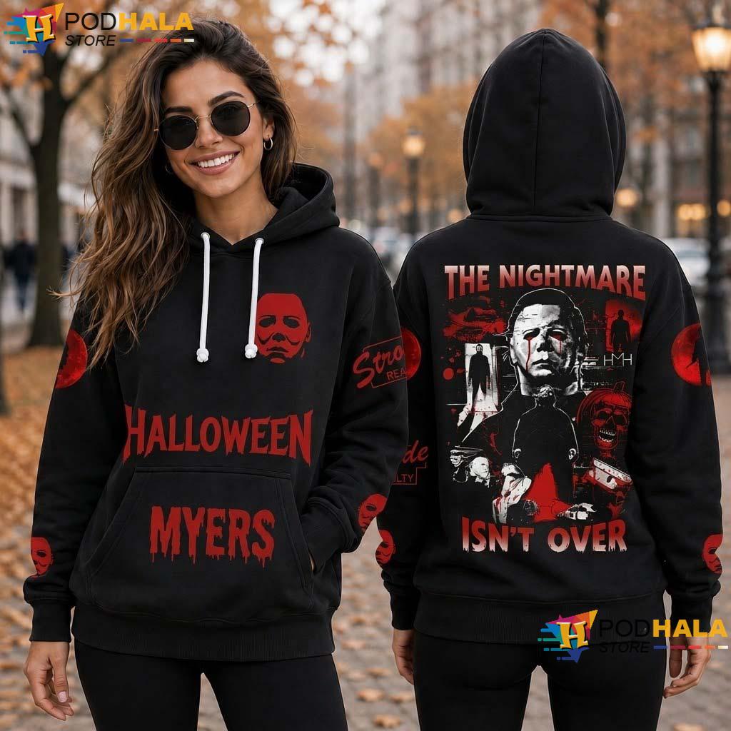Friday Halloween 3D Hoodie Horror Movie Character Spooky Top Friday Halloween 3D Hoodie Horror Movie Character Spooky Top