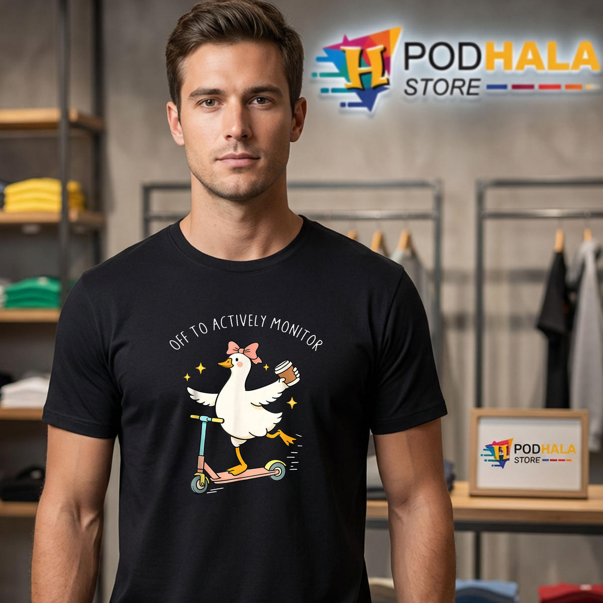 Funny Goose Testing Test Day Shirt 2026 Off To Actively Monitor Teacher Gifts