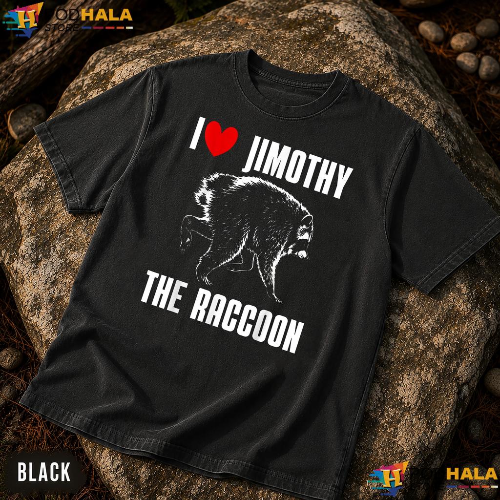 Funny Jimothy Raccoon Comfort Colors T-Shirt Viral Trash Panda Apparel