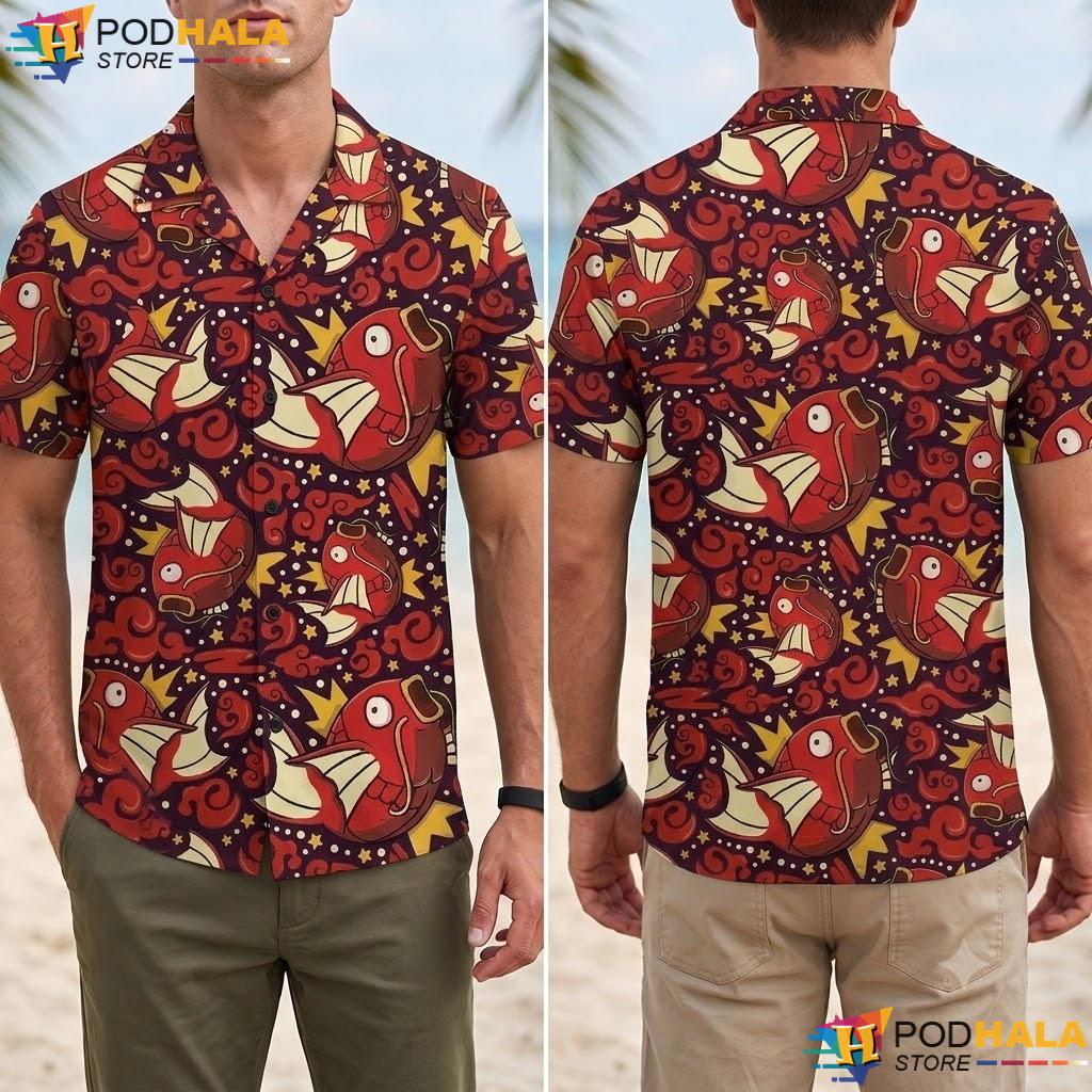 Funny Magikarp Tropical Shirt Tropical Vacation Summer Beach Outfit Top Funny Magikarp Tropical Shirt Tropical Vacation Summer Beach Outfit Top
