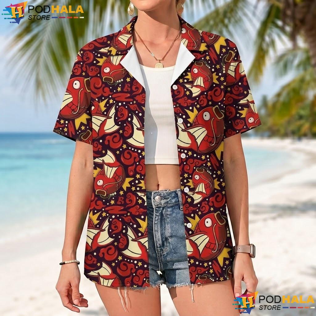 Funny Magikarp Tropical Shirt Tropical Vacation Summer Beach Outfit Top Funny Magikarp Tropical Shirt Tropical Vacation Summer Beach Outfit Top