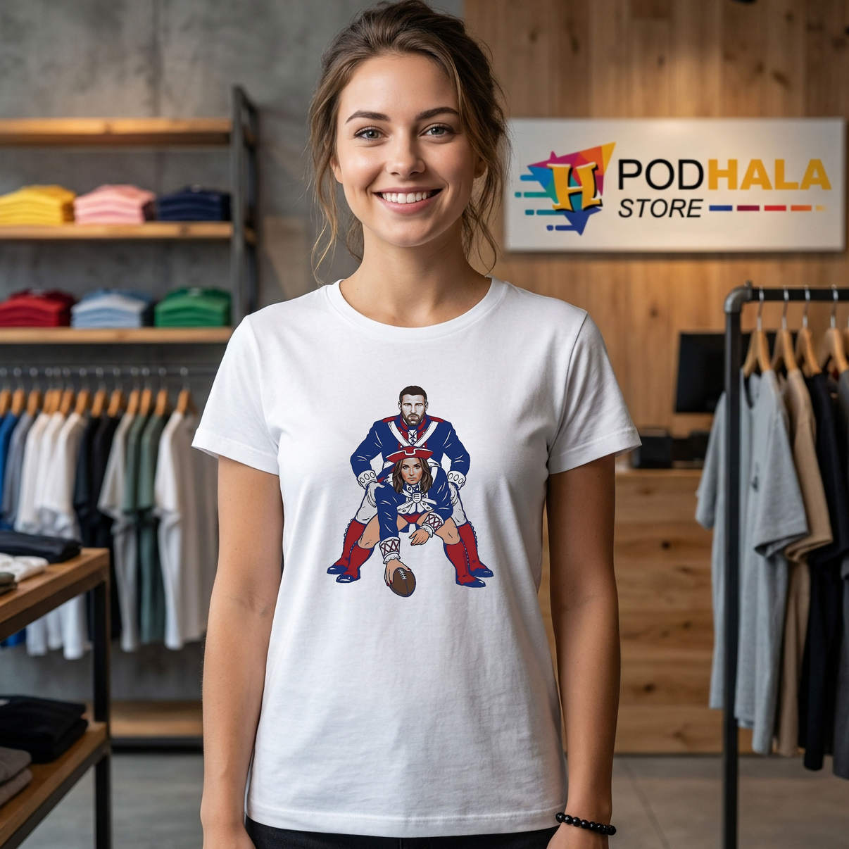 Funny New Patriots 2026 Fan Shirt Football Sports Graphic Novelty Casual