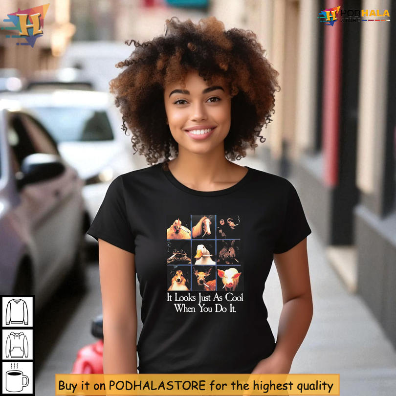 Funny Satire Design Graphic Hoodie It Looks Just As Cool When You Do It Style
