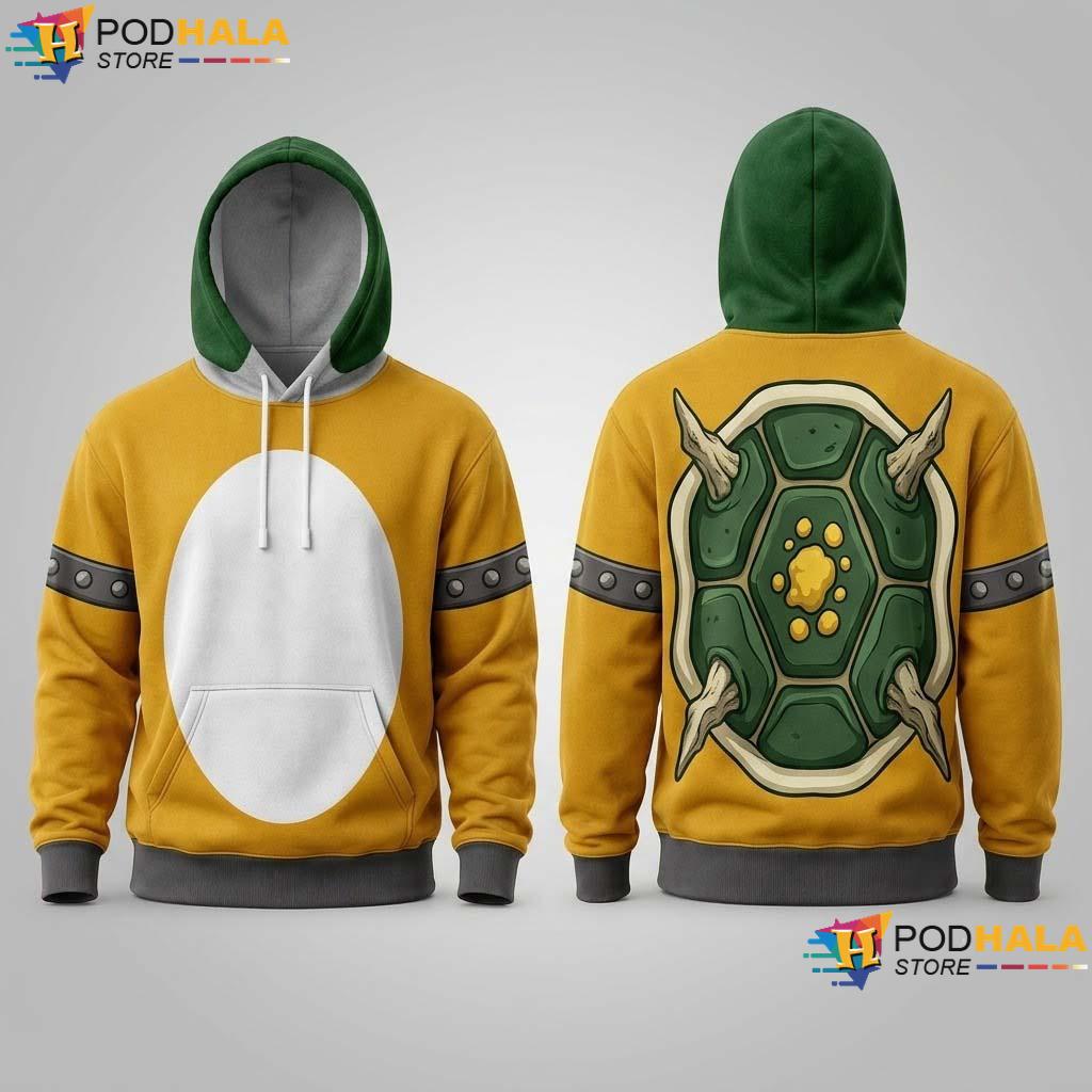 Game Cosplay Halloween AOP Hoodie Matching Family Spooky Costume Apparel