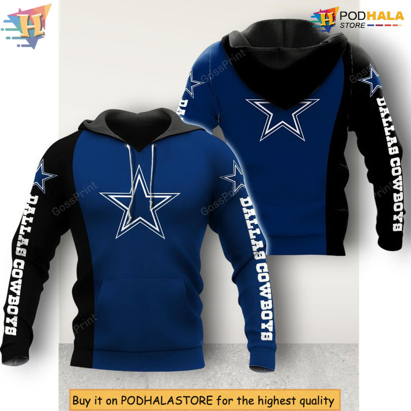 Game Day Energy Dallas Cowboys Full Print Hoodie 3D Personalized NFL Gear