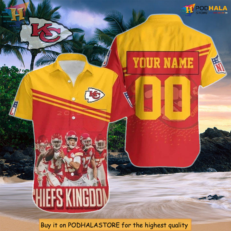 Game Day Kingdom Theme Kansas City Chiefs Hawaiian Shirt Personalized Edition