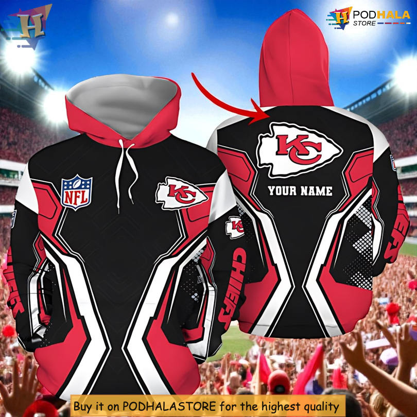 Geometric Warrior Concept Kc Chiefs Hoodies, Limited Custom 3D Edition