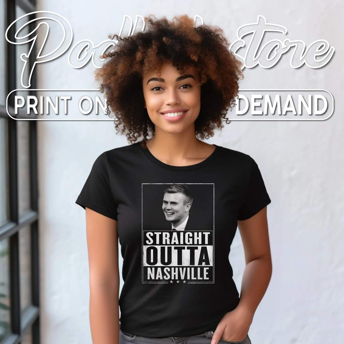 George Farmer Straight Outta Shirt Nashville Country Music Fan Graphic Mens