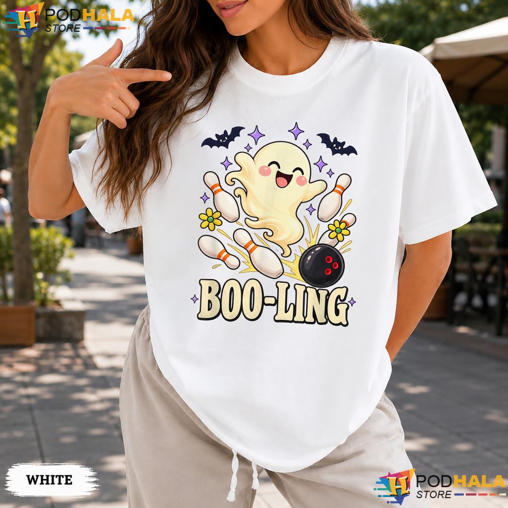 Ghost Bowler Bowling Humor Comfort Colors Tshirt Funny Halloween Top Ghost Bowler Bowling Humor Comfort Colors Tshirt Funny Halloween Top