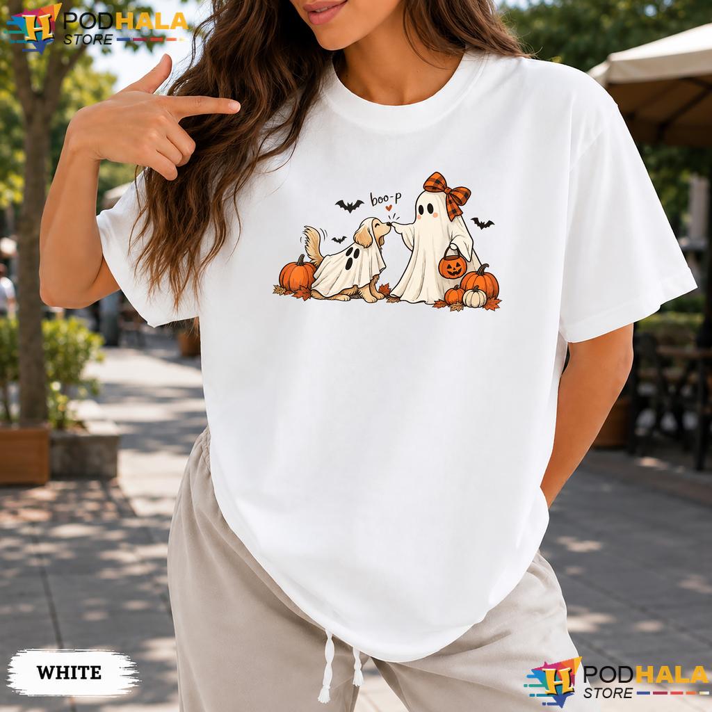 Ghost Dog Boo-P Spooky Comfort Colors Tee Retro Halloween Apparel Ghost Dog Boo-P Spooky Comfort Colors Tee Retro Halloween Apparel
