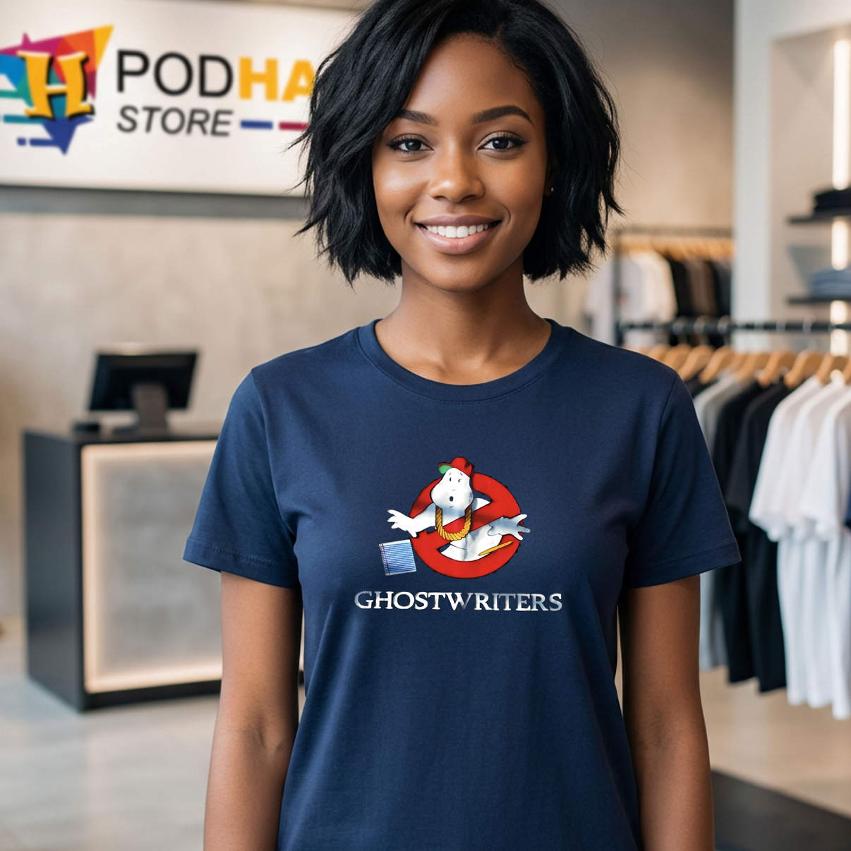 Ghostbusters Ghostwriter Shirt Funny Retro Movie Parody Graphic For Lovers