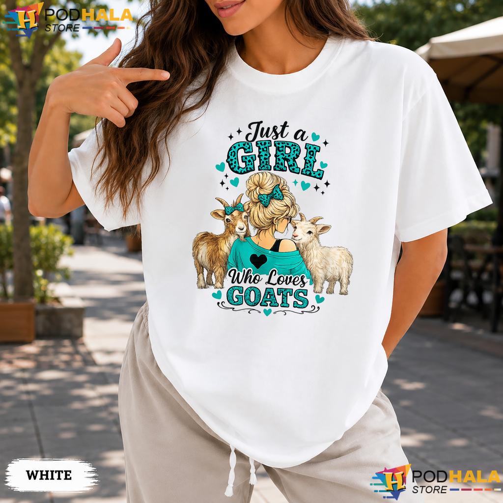 Girl Who Loves Goats Comfort Colors Tee Funny Farm Animal Lover Apparel Girl Who Loves Goats Comfort Colors Tee Funny Farm Animal Lover Apparel