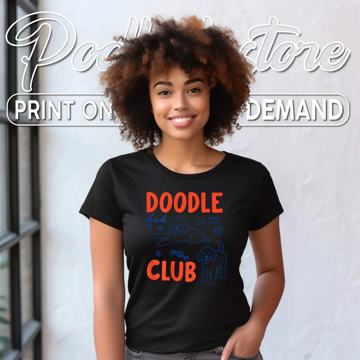 Golden Doodle Dad Club T-Shirt Dog Father Day Funny Pet Lover Graphic Apparel Golden Doodle Dad Club T-Shirt Dog Father Day Funny Pet Lover Graphic Apparel