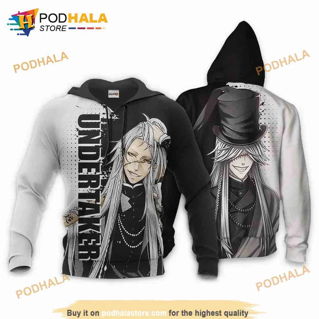 Gothic Anime Character 3d Hoodie With Striking Design And Intricate Details
