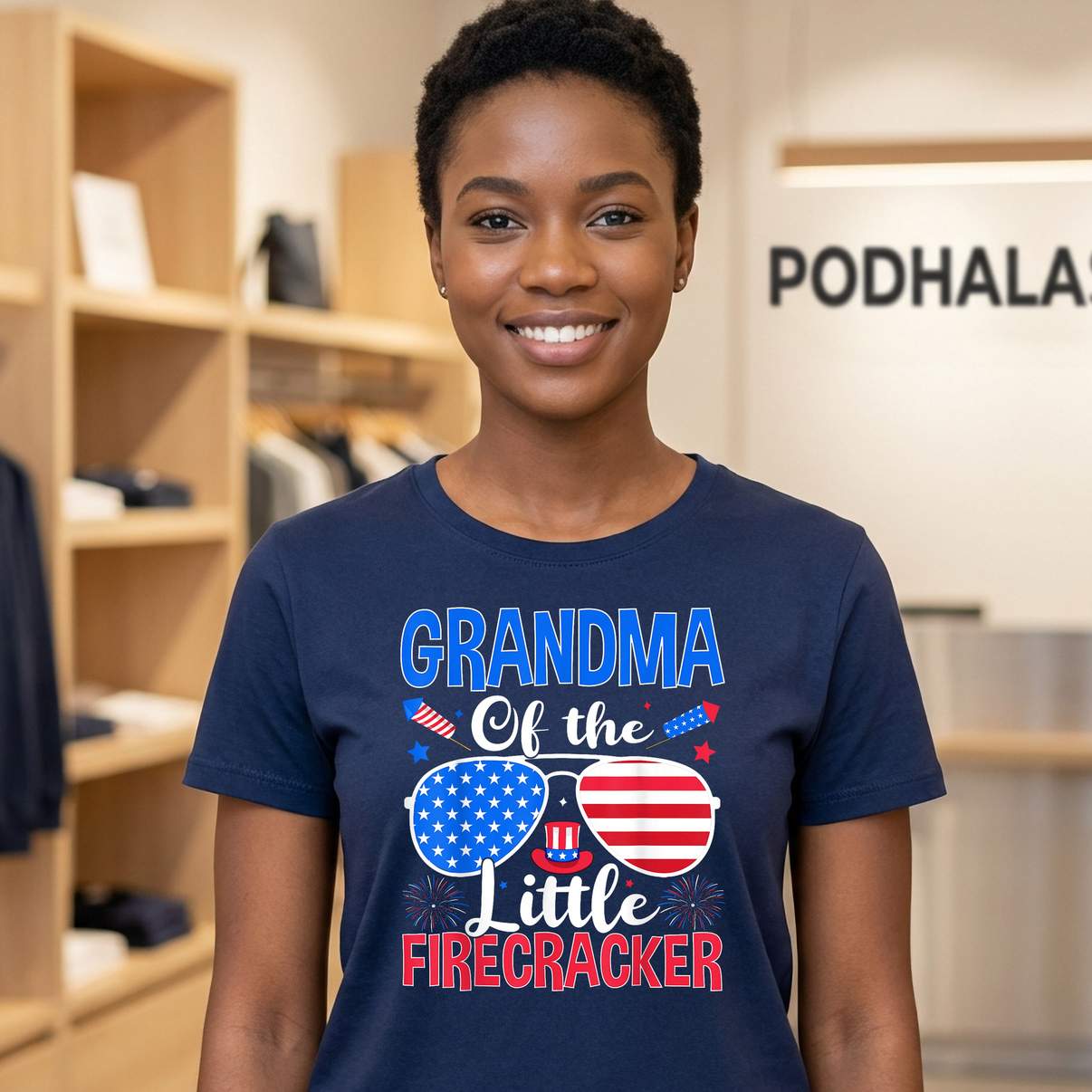 Grandma Of The Little Firecracker Tshirt Funny Family Fourth Of July Grandma Of The Little Firecracker Tshirt Funny Family Fourth Of July