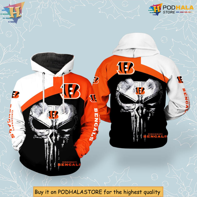 Grateful Dead Graphic Artwork Custom Name Cincinnati Bengals Hoodie 3D Grateful Dead Graphic Artwork Custom Name Cincinnati Bengals Hoodie 3D