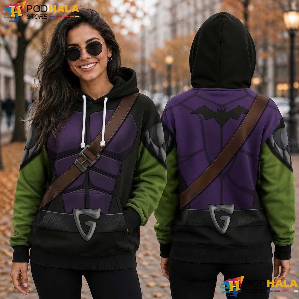 Green Goblin Spiderman All Over Print Hoodie Amazing Character Halloween Costume Green Goblin Spiderman All Over Print Hoodie Amazing Character Halloween Costume