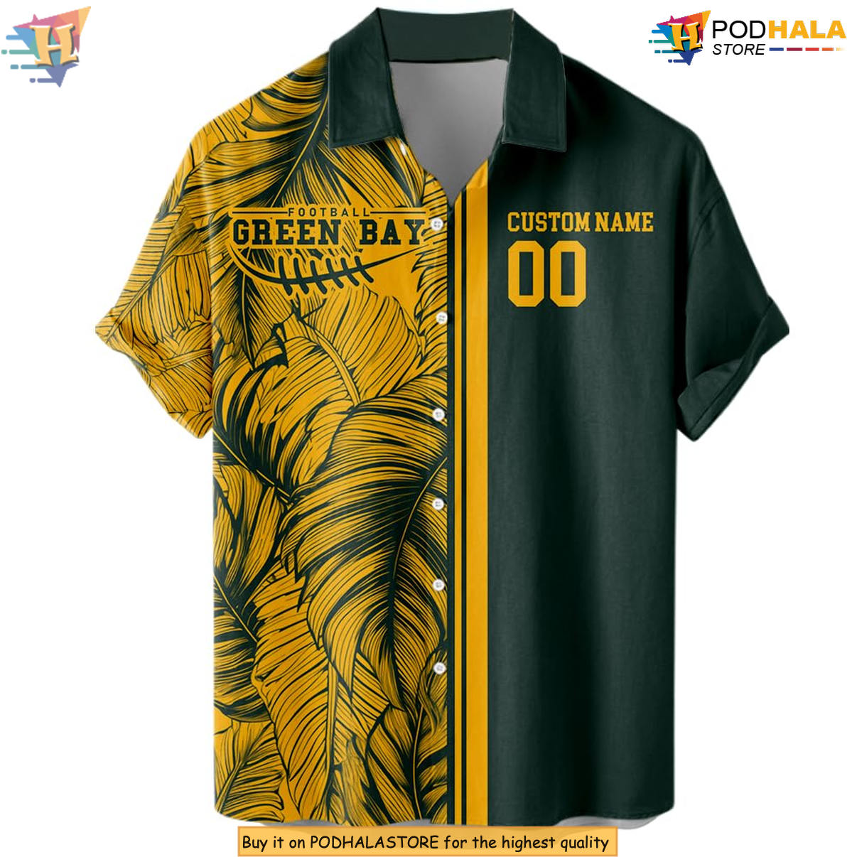 Greenbay Football Custom Hawaiian Shirt 2026 Personalized Tropical Fan Gear